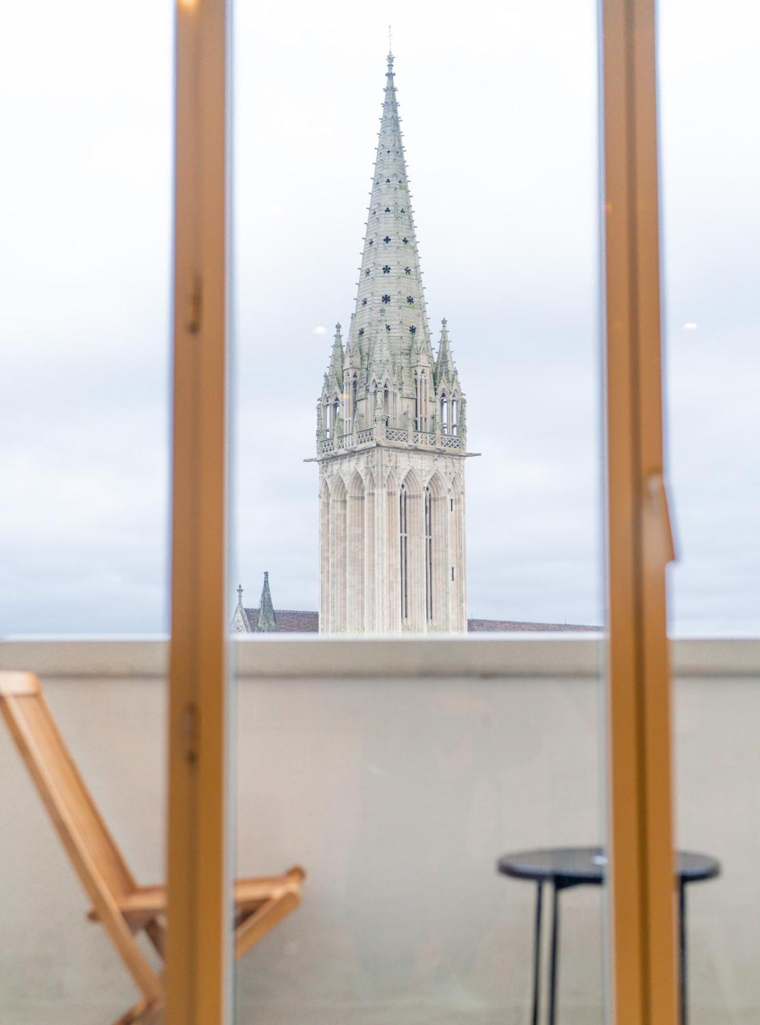 Appt Premium Centre Chateau Terrasse 2 Chambres 6P Vue Exceptionnelle Caen Exterior foto