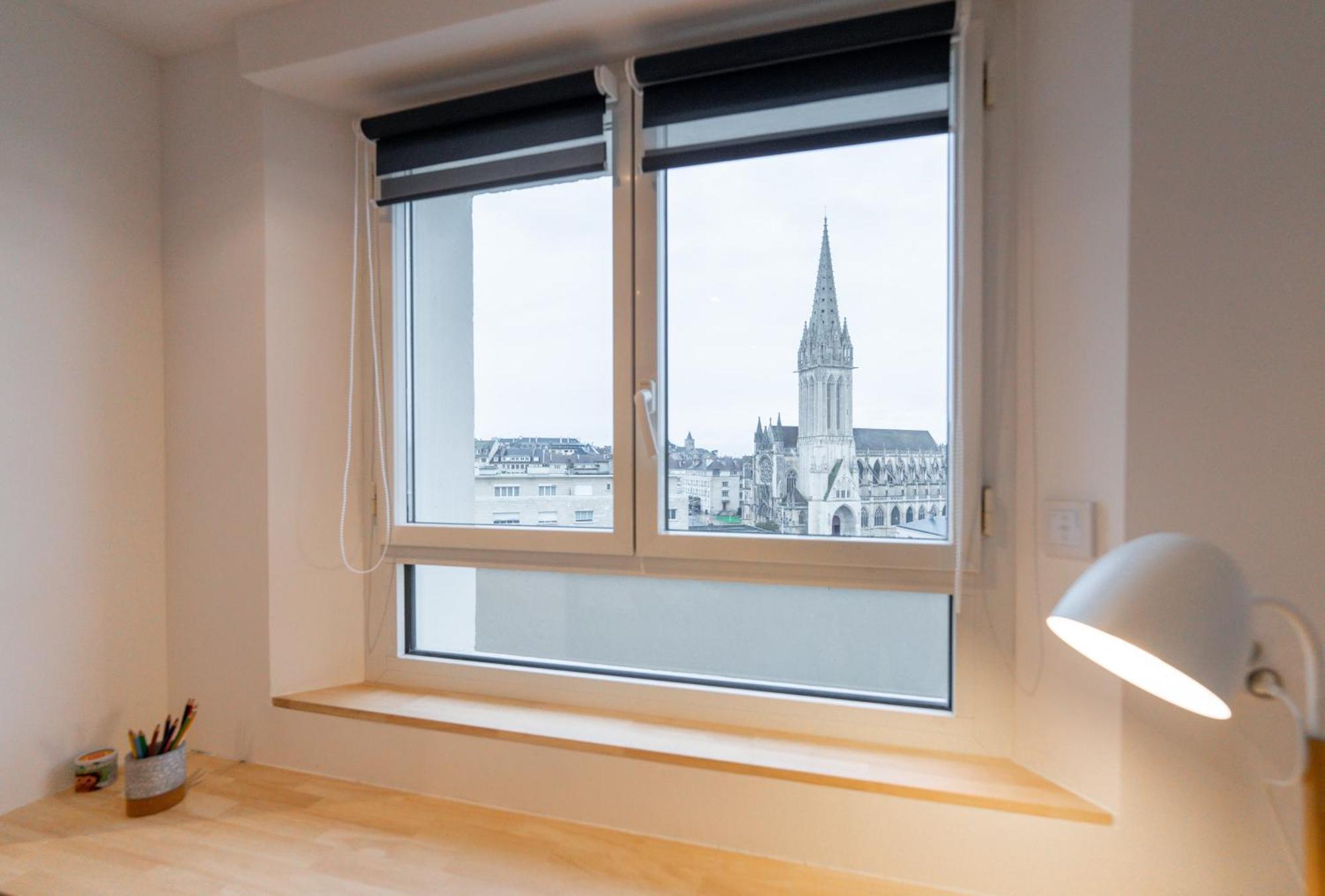 Appt Premium Centre Chateau Terrasse 2 Chambres 6P Vue Exceptionnelle Caen Exterior foto